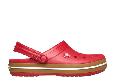 Crocs Crocband Gum Clog "Court Red"