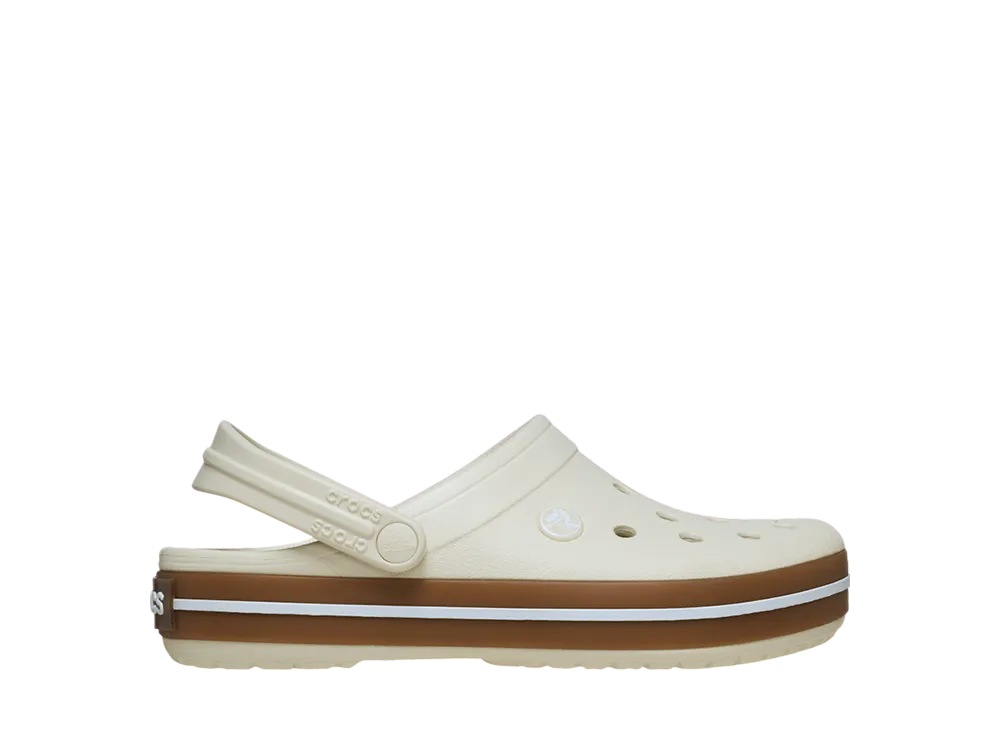 Crocs GS Crocband Gum Clog "Summit White"