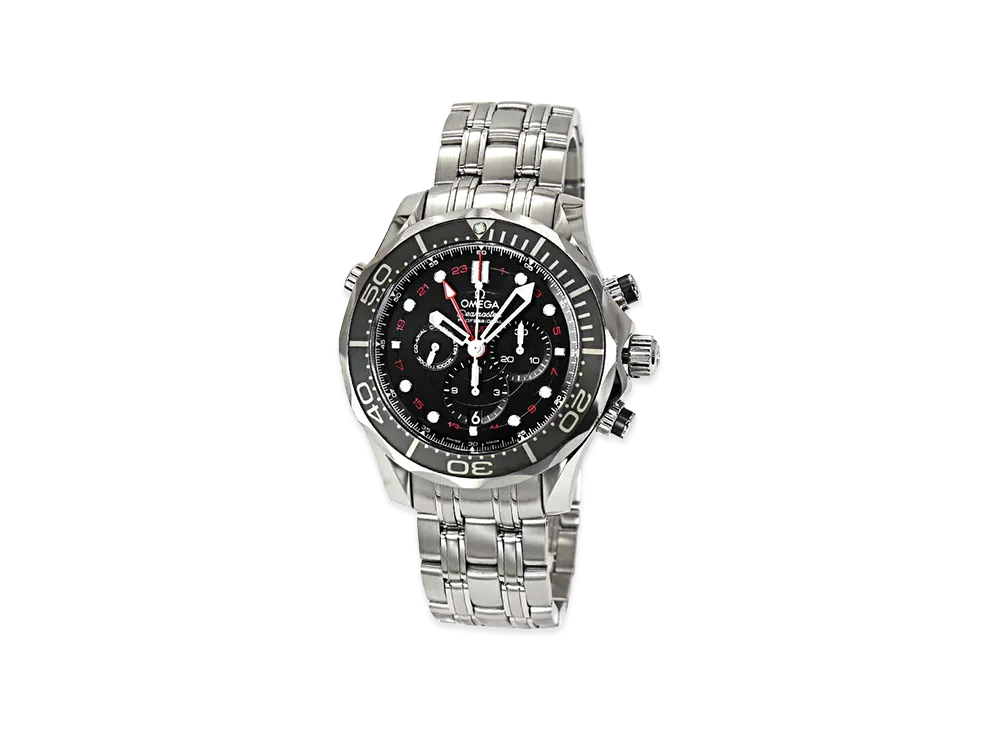 OMEGA Seamaster Diver 300m Chronograph Co-Axial Chronometer 44mm "Silver/Black"