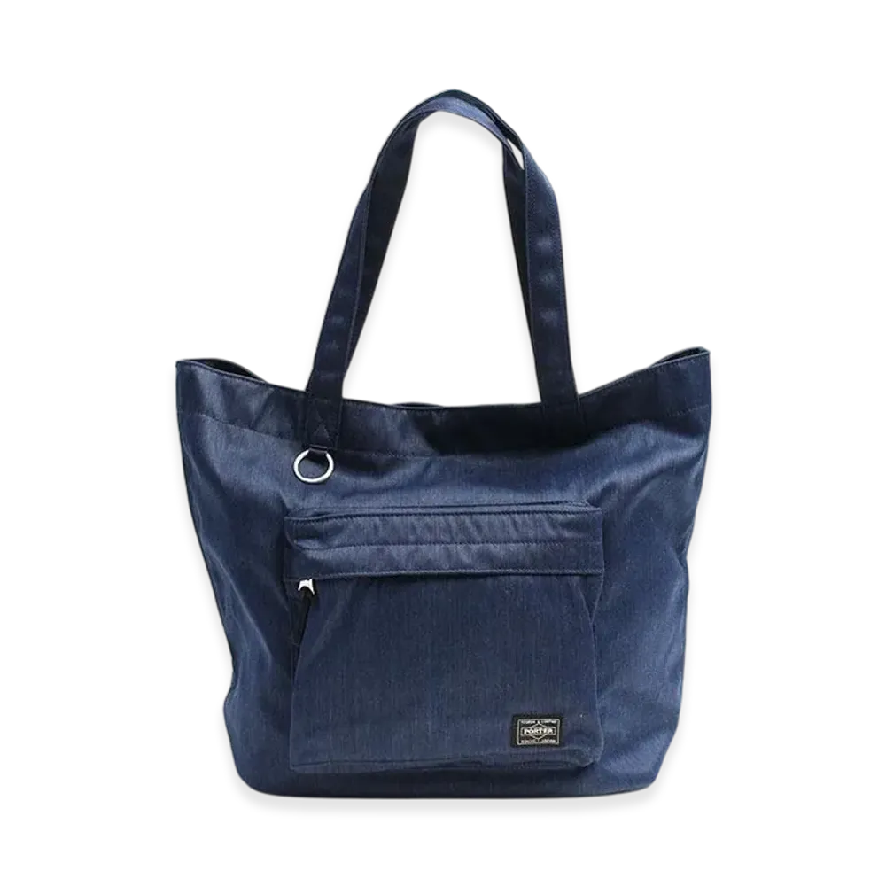 PORTER denim tote bag "Navy"