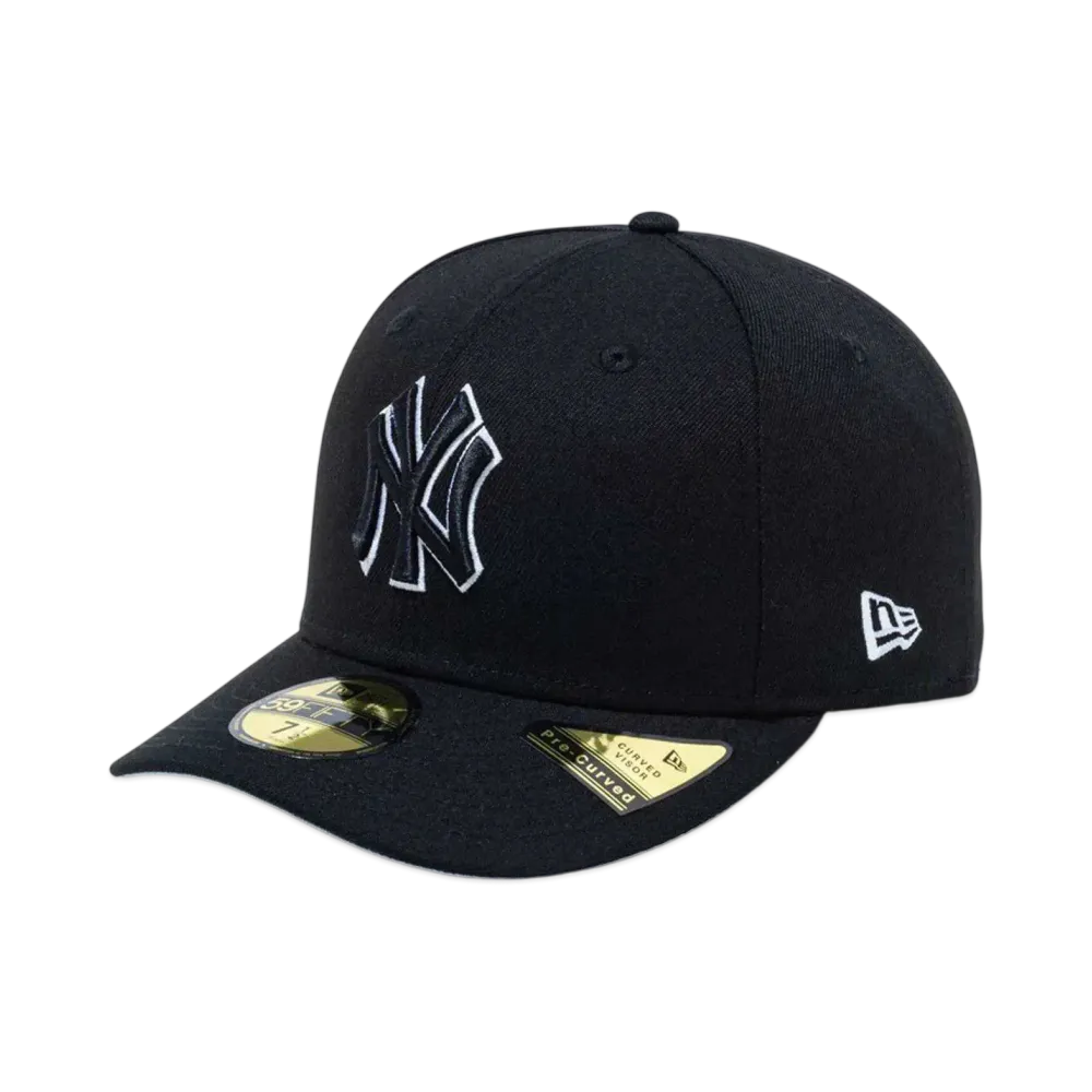 NEW ERA PC 59Fifty Black & White New York Yankees "Black/White"
