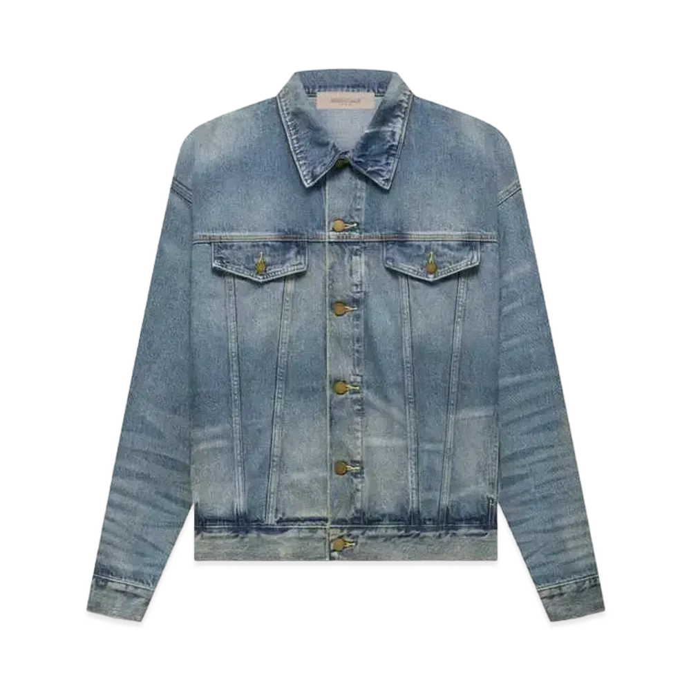 FEAR OF GOD ESSENTIALS Trucker Jacket "Indigo"