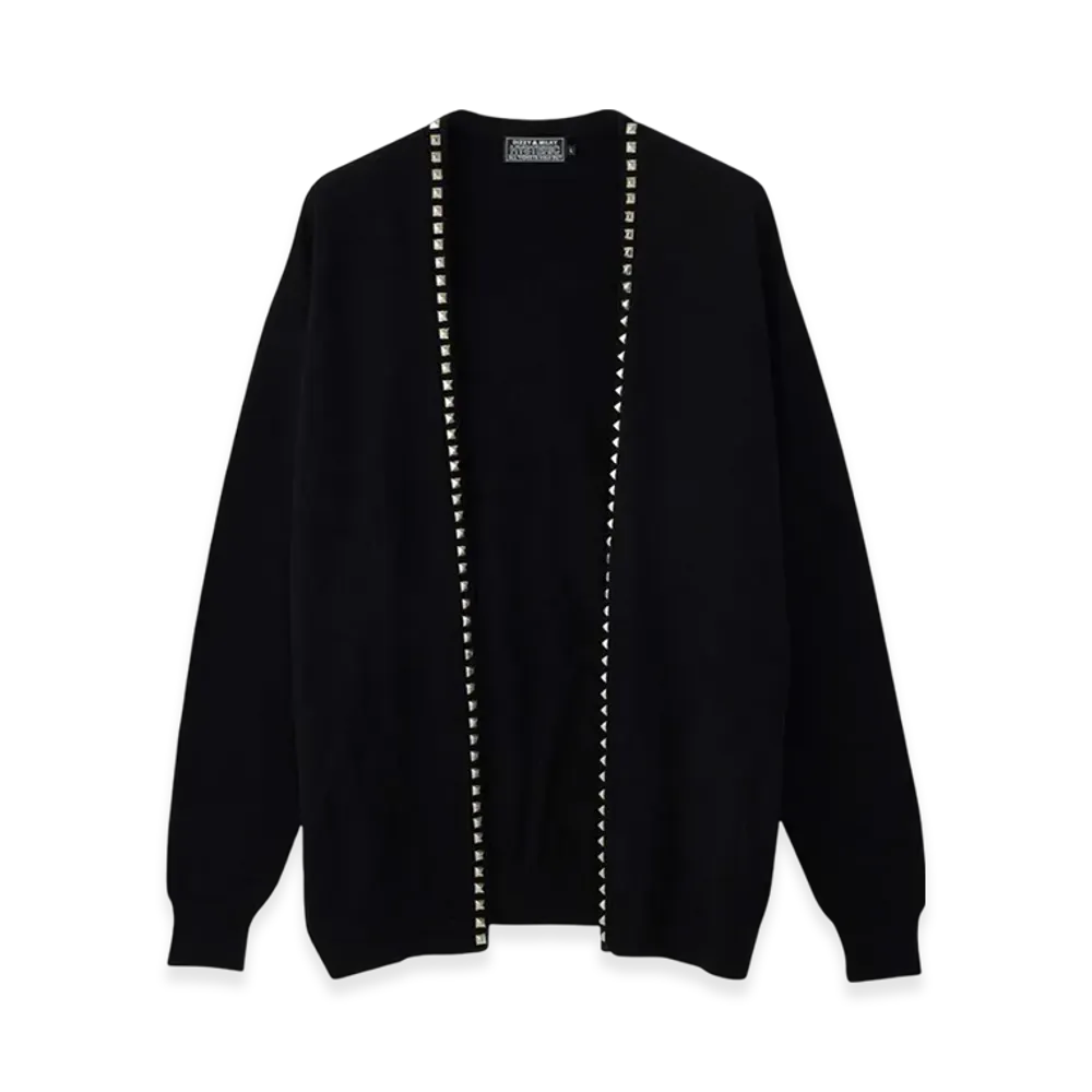 HYSTERIC GLAMOUR Studded Cardigan "Black"