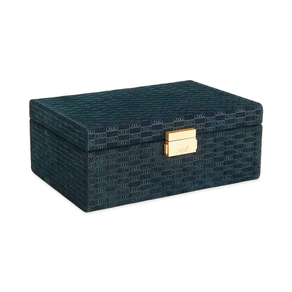 Kithmas Monogram Suede Leather Watch Box "Stadium"