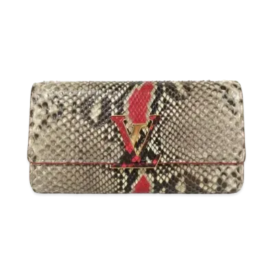Louis Vuitton Portefeuille Capucines Python