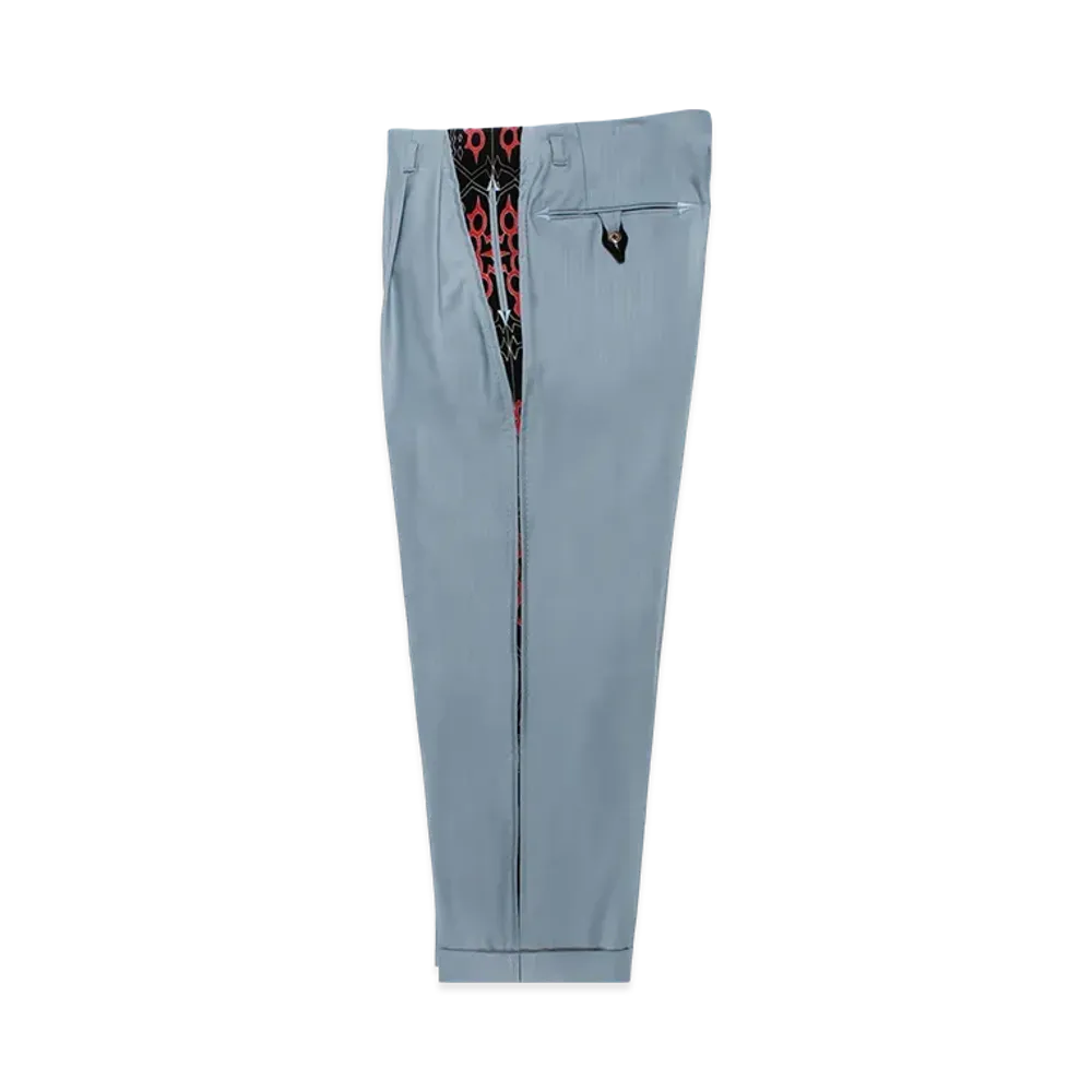 WACKO MARIA x WOLF'S HEAD x Ermenegildo Zegna Rockabilly Pants "Blue"