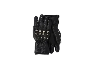 MIU MIU Study Nappa Leather Glove "Black"