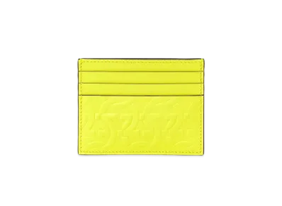 Salvatore Ferragamo Card Case "Canary Yellow/Black"