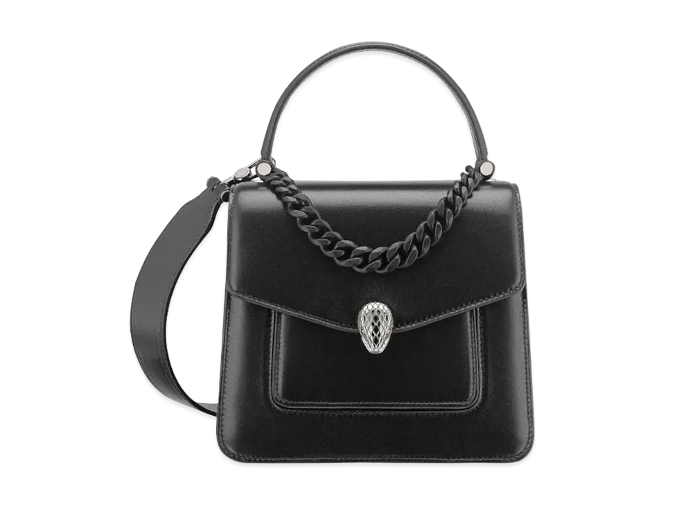 BVLGARI Serpenti Forever Top Handle "Black"