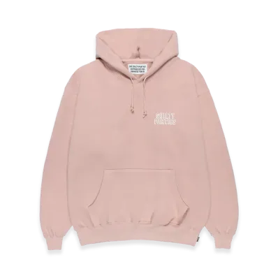 WACKO MARIA Middle Weight Hooded Sweat Shirt "Pink"
