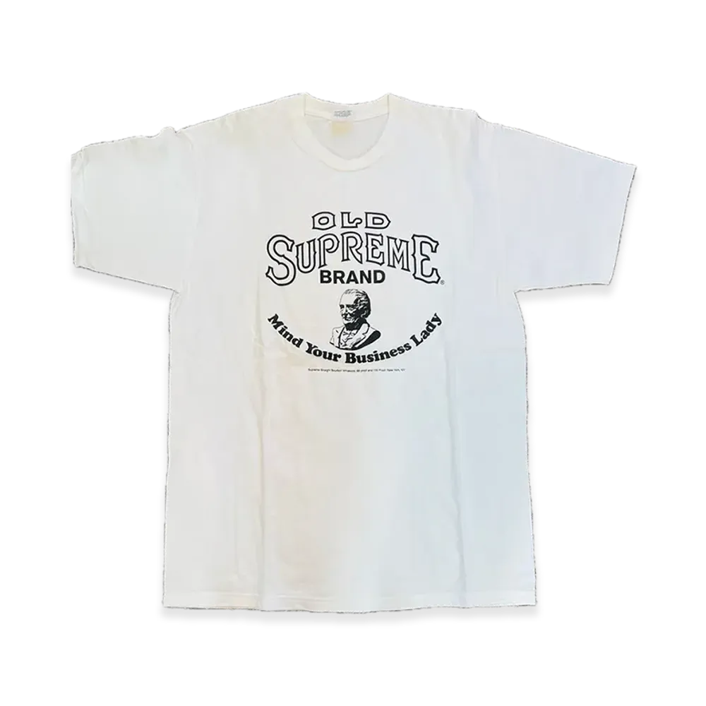 Supreme Mind Your Business Tee "White"
