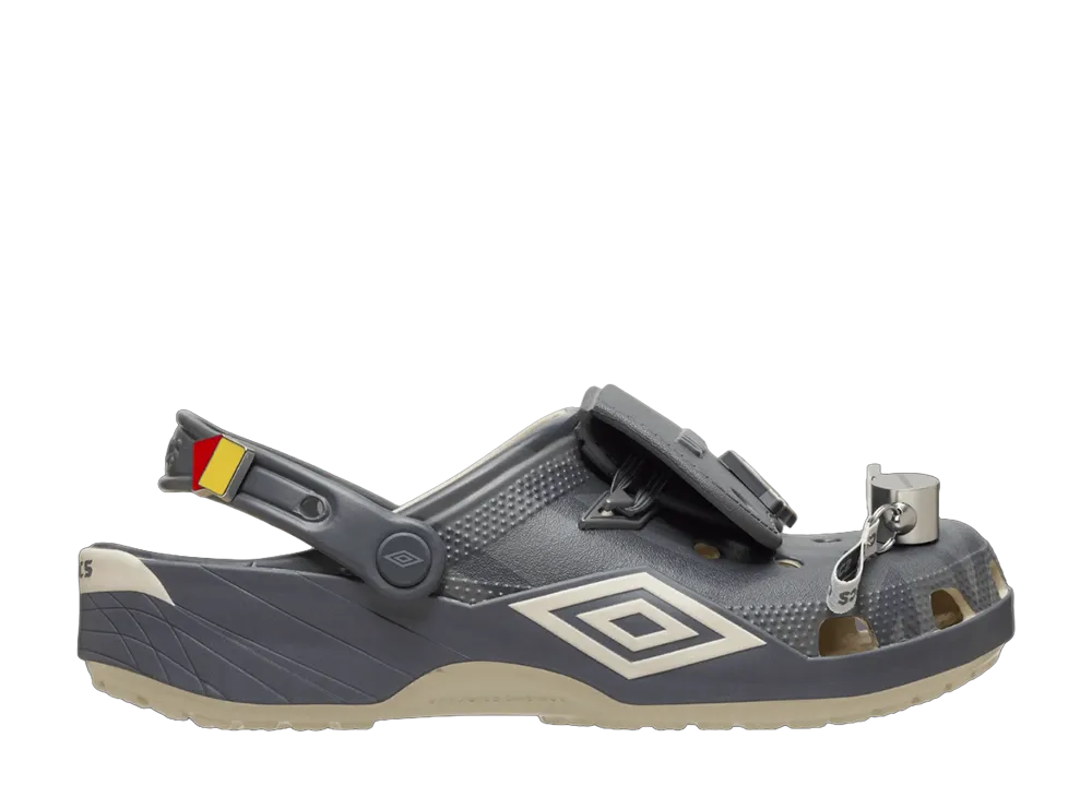 Umbro x Crocs Classic Clog Bone "Slate Grey"