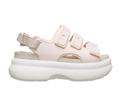 Crocs Women's Soho Shimmer Sport Sandal "Peach Ice/Frappe/Chalk"