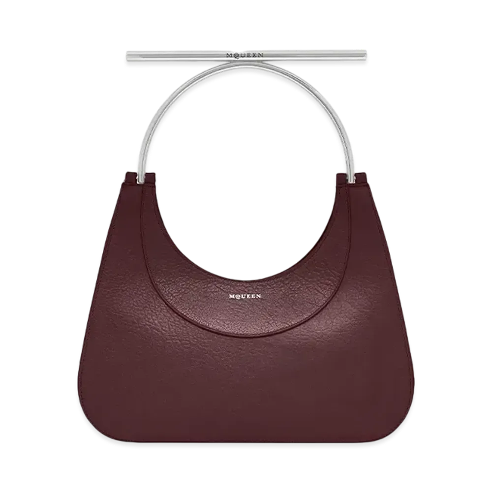 Alexander McQUEEN T-Bar Belt "Oxblood"