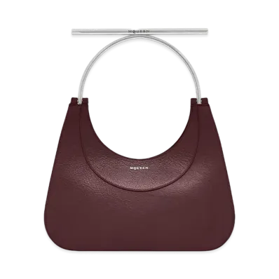 Alexander McQUEEN T-Bar Belt "Oxblood"