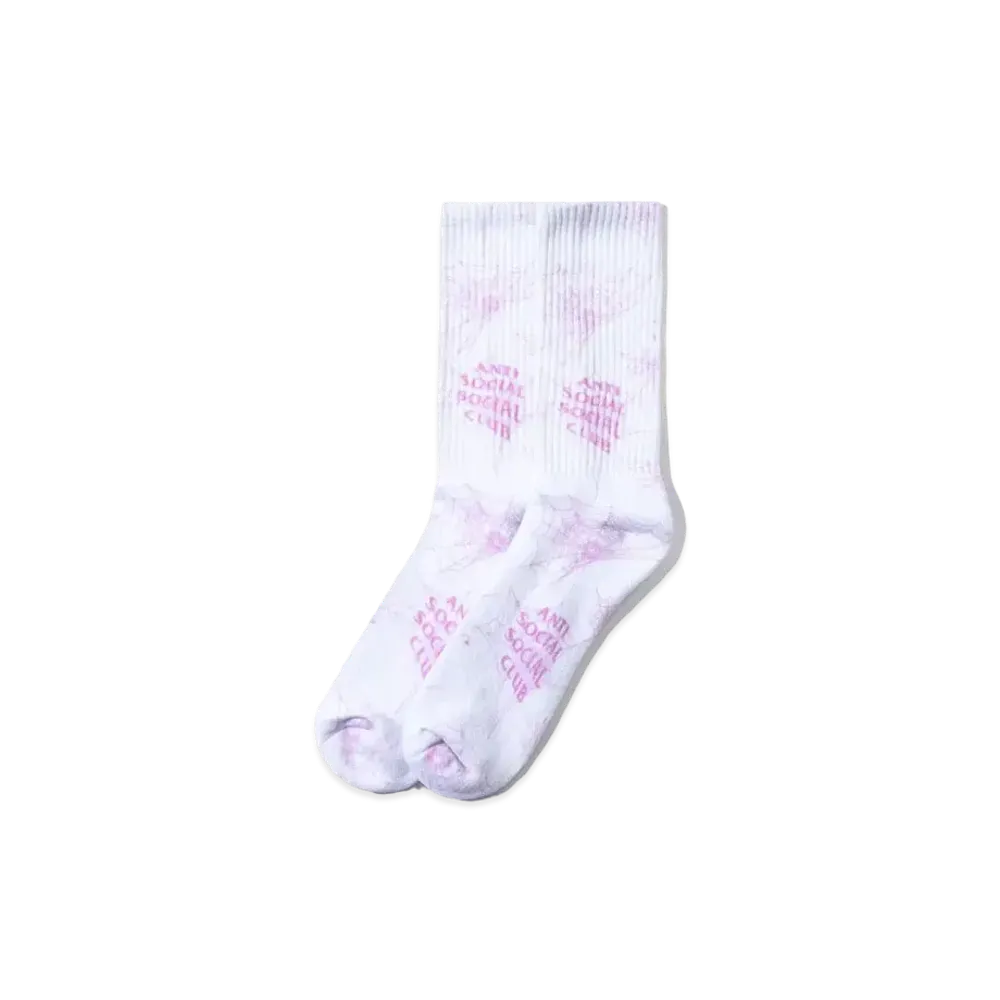 ANTI SOCIAL SOCIAL CLUB FA22 Crawling In The Dark White Socks "White"