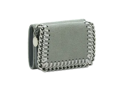 STELLA McCARTNEY Women's Falabella Cruelty-Free Diamond-Cut Chain "Light Gray"
