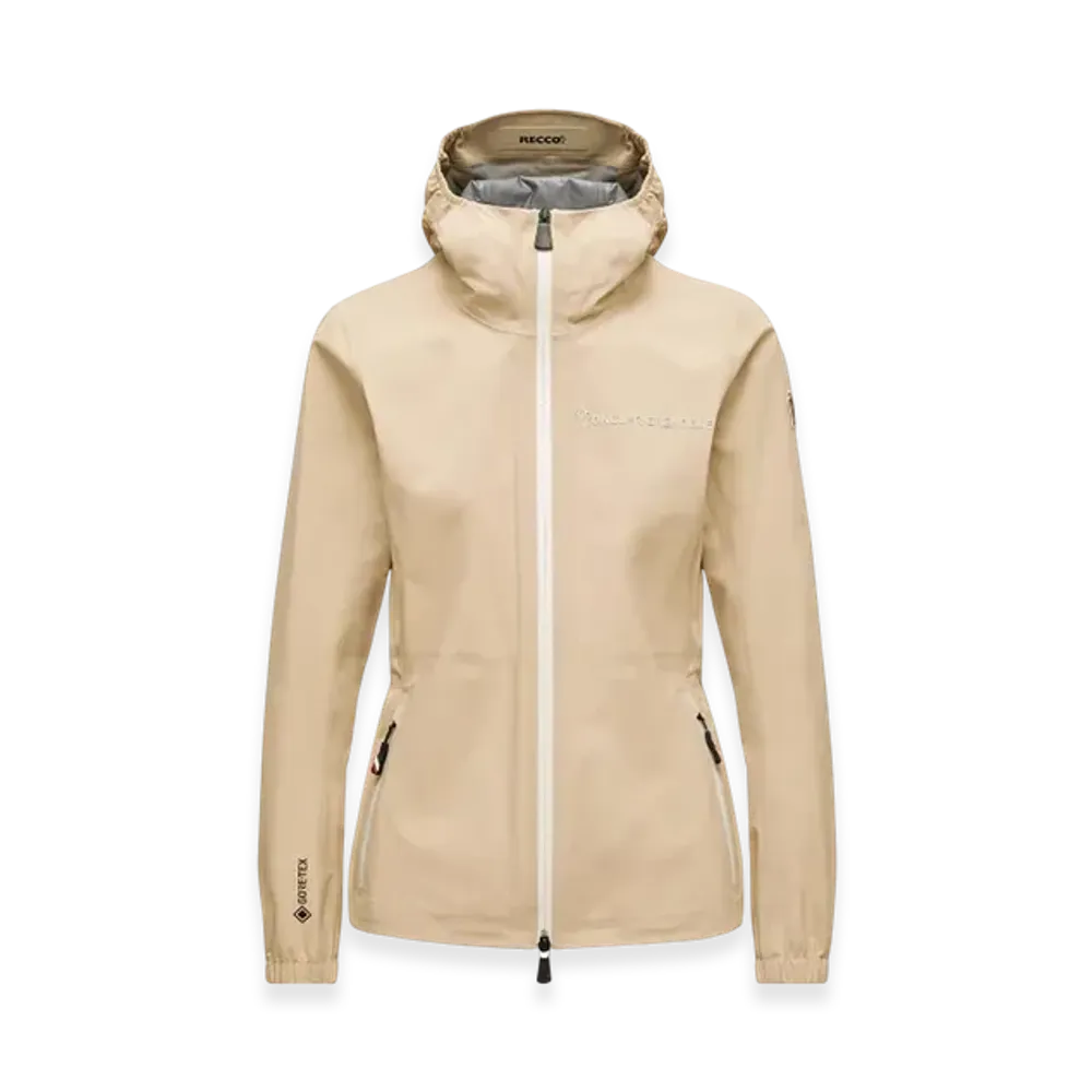 MONCLER Valles Hooded Shell Jacket "Light Beige"