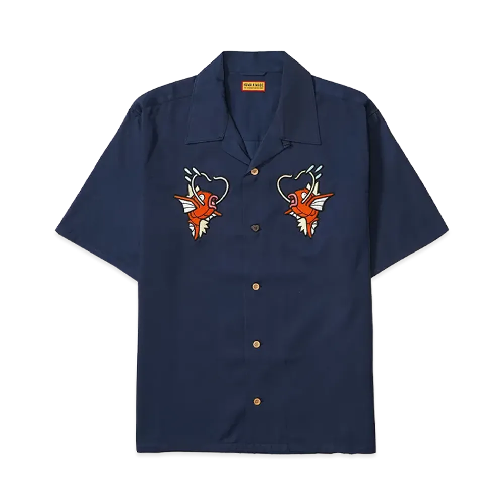 HUMAN MADE x Pokemon Made Aloha Shirt (Koiking) "Navy"