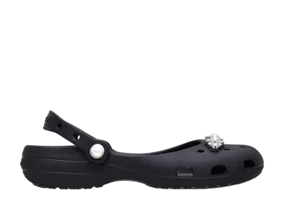 Crocs Women's Classic Pearls Ballet "Black"