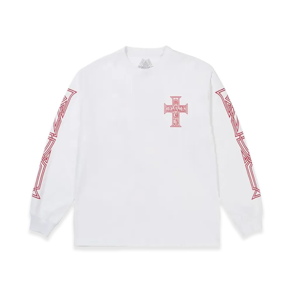 PALACE Y So Cross Longsleeve "White"