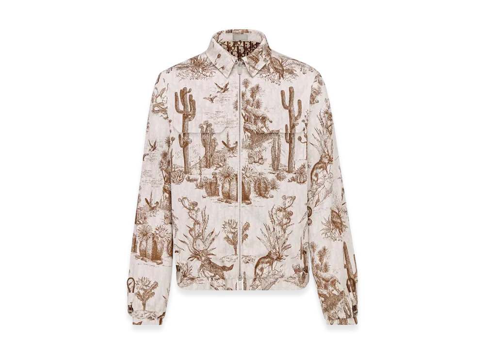 Dior x Cactus Jack Zipped Blouson "Brown White"