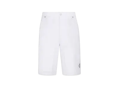 Dior CD Diamond Carpenter Bermuda Shorts Blend Twill "White"