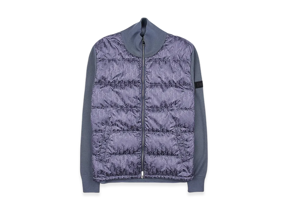 Dior Oblique Blouson Wool Knit "Anthracite Grey"