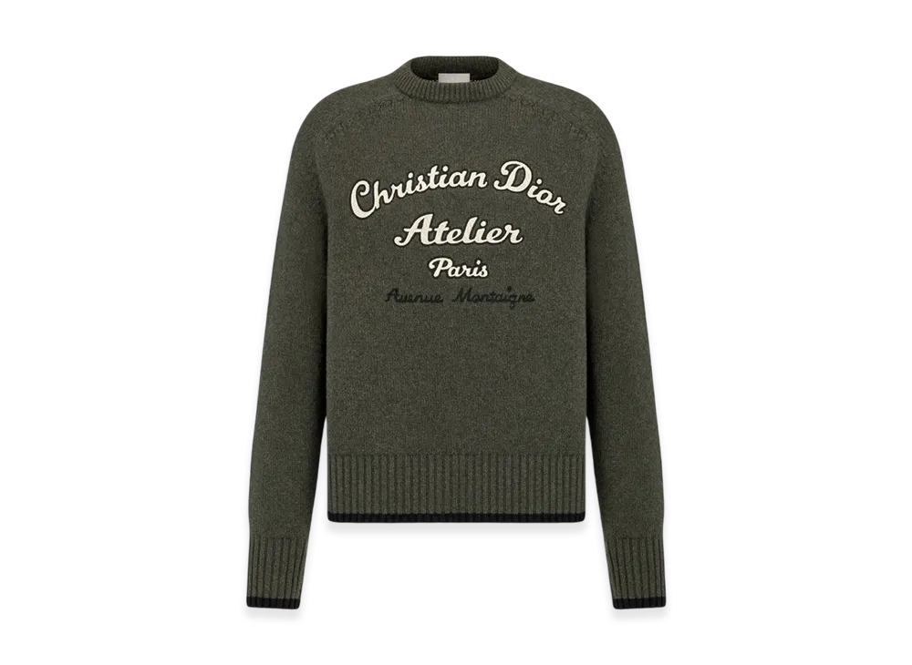 Dior Christian Dior Atelier Sweater Wool Jersey "Khaki"