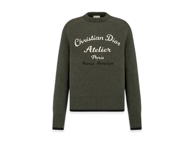 Dior Christian Dior Atelier Sweater Wool Jersey "Khaki"