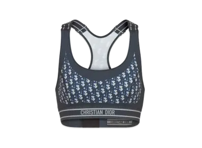 Dior DiorAlps Sports Bra Dior Oblique Technical Jersey "Blue"