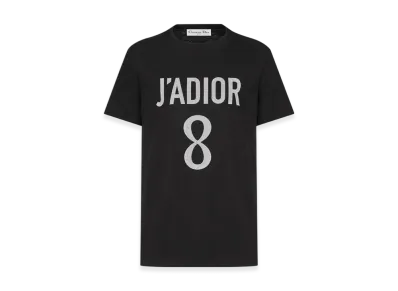 Dior Women's Linen Cotton Jersey J'Adior 8 T-Shirt "Black"