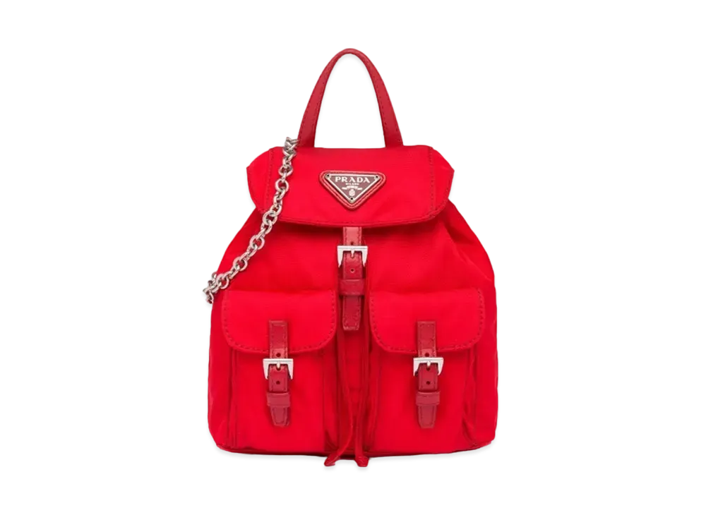 PRADA Nylon Mini Backpack "Red"