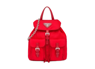 PRADA Nylon Mini Backpack "Red"