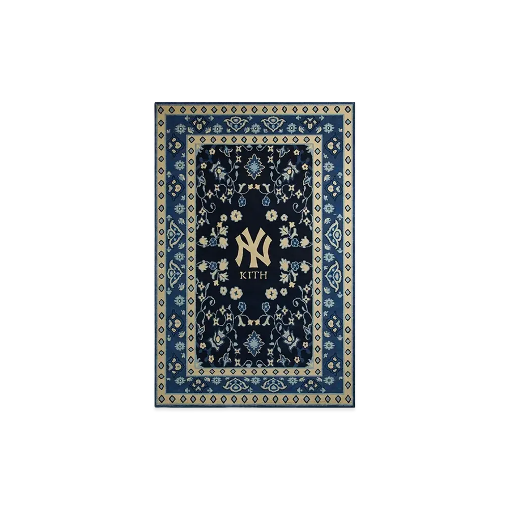 Kith x Kasra Rugs x The New York Yankees 4' x 6' Hand-Knotted Rug "Nocturnal"