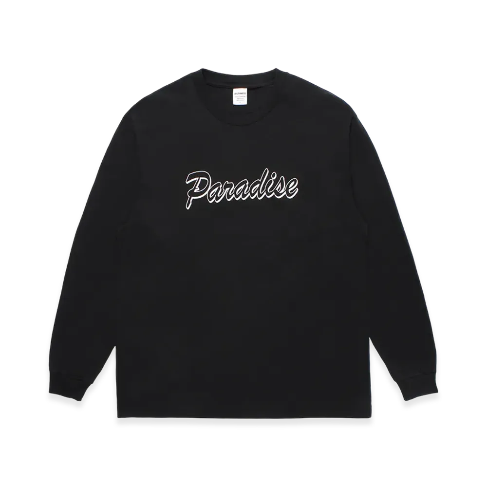 WACKO MARIA Washed Heavy Weight Long Sleeve T-Shirt "Black"