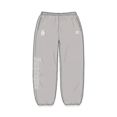 Supreme x Umbro Rhinestone Track Pant "Light Grey"