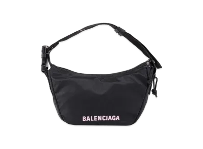 BALENCIAGA Women's Wheel Small Sling Bag "Black"
