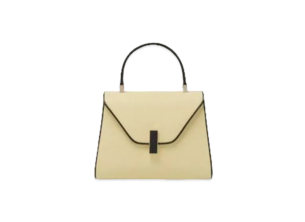 Valextra Iside Mini Chiaroscuro Bag "Vanilla/Black"