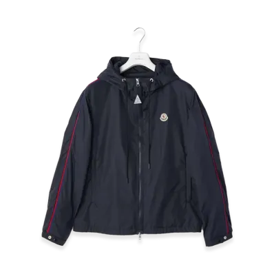 MONCLER Nylon Blouson Hooded Jacket "Dark Navy"