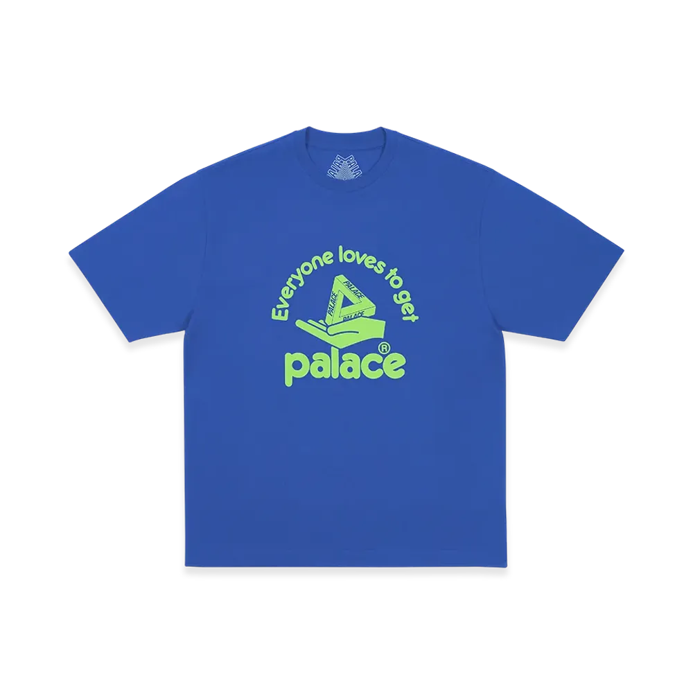 PALACE Hand Out T-Shirt "Blue Berry"