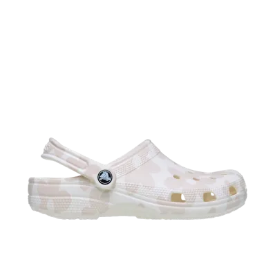 Crocs Women's Classic Pop Petals Clog "Chalk/White"