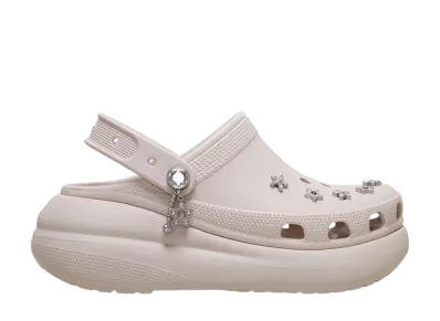 Crocs Crush Edgy Beading Clog "Cocoa Creme"