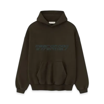 FEAR OF GOD ESSENTIALS Heavy Fleece 90s Hoodie "Brown"