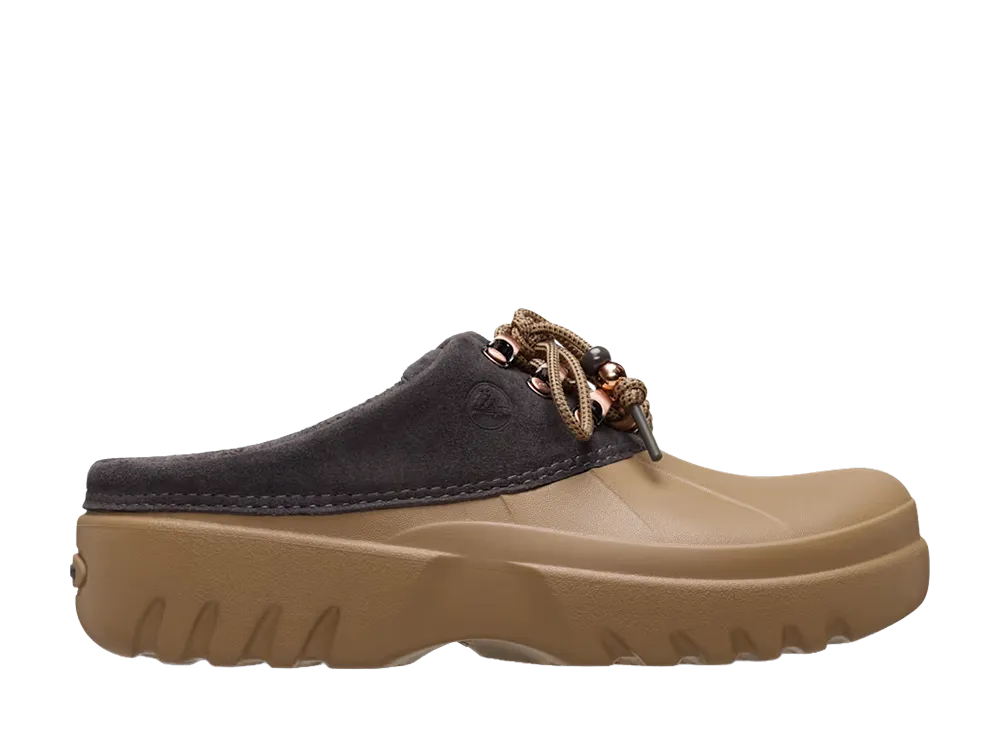 Crocs Women's Axle Suede Mule "Sepia/Dark Cocoa"
