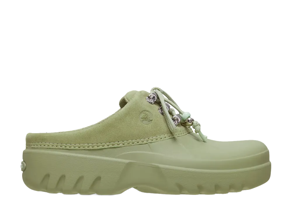 Crocs Women's Axle Suede Mule "Green"