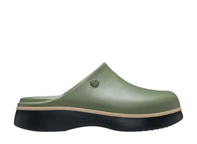 Crocs Women's Dylan Notched Clog "Cargo/Black"
