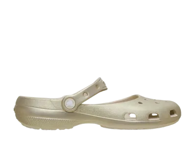 Crocs Women's Classic Tinted Metallic Ballet "Gold"