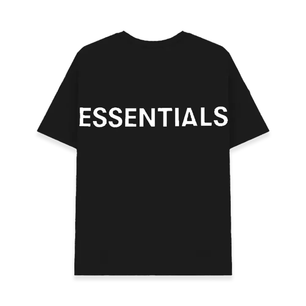 FEAR OF GOD ESSENTIALS 3M Logo Boxy T-Shirt "Black"