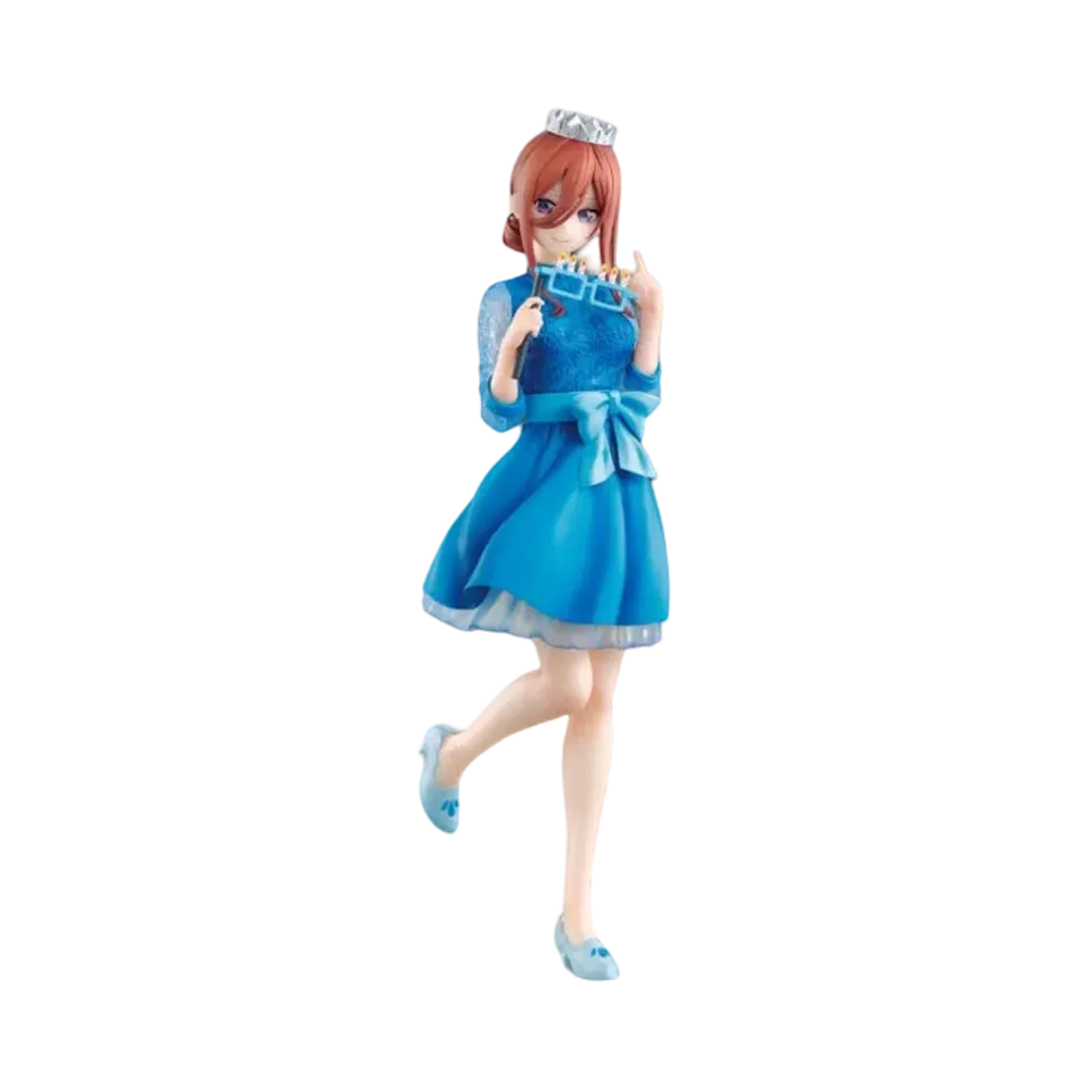 BANDAI "Ichiban Kuji" -The Quintessential Quintuplets ~Quintuplets celebration~- C Prize Nakano Miku Figure